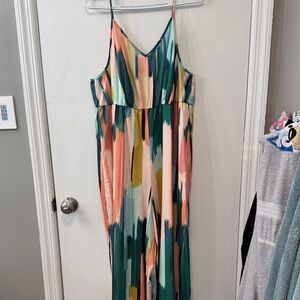 SHEIN Colorful Strappy Jumpsuit